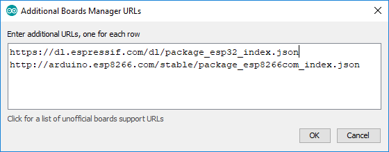 Package index json. URL диспетчер. Boards Manager URL на русском.