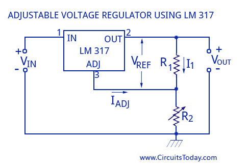 Adjustable-Voltage-Regulator-using-LM3171